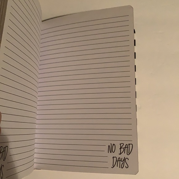 Striped “ No Bad Days “ Writing Lined Journal - Picture 3 of 4